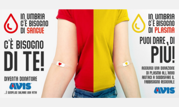 Clicca per accedere all'articolo AVIS Regionale Umbria - Campagna di sensibilizzazione per le donazioni di sangue “C’è Bisogno di Te!” e donazioni di plasma “Puoi dare di Più!”