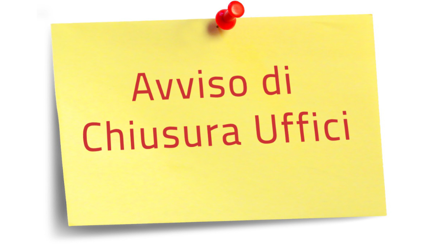 Clicca per accedere all'articolo Chiusura Uffici VENERDI' 02 MAGGIO 2025