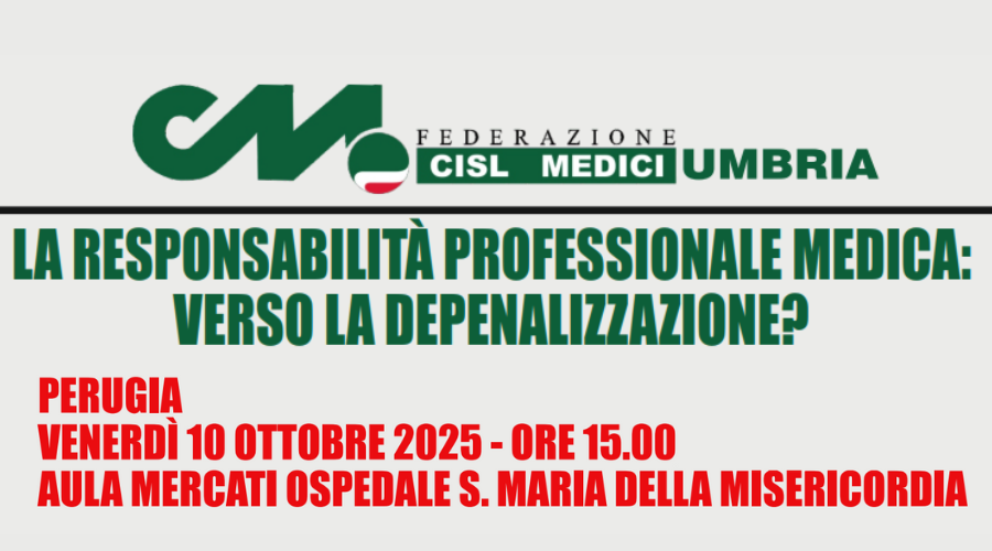 Clicca per accedere all'articolo Perugia 10/10/2025  convegno "LA RESPONSABILITÀ PROFESSIONALE MEDICA: VERSO LA DEPENALIZZAZIONE?"