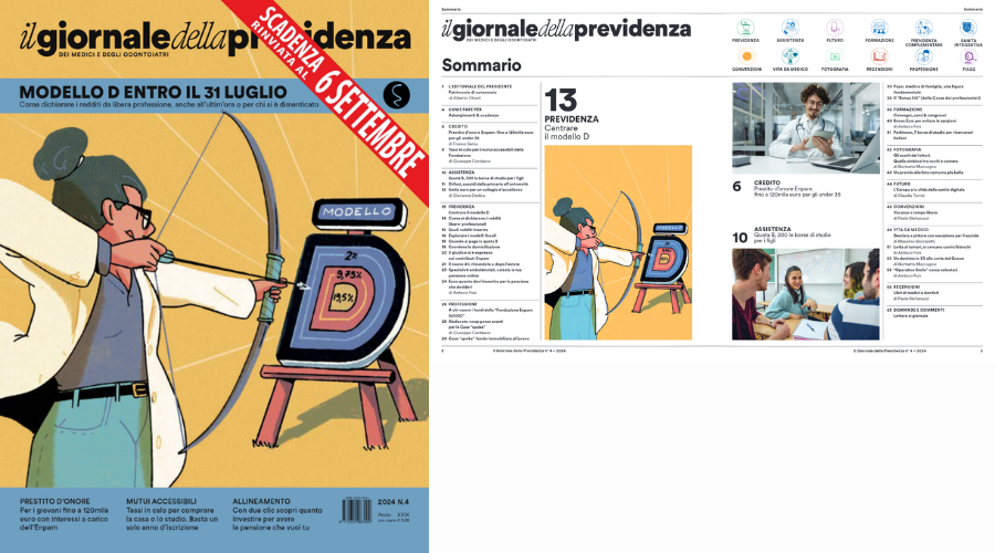 Clicca per accedere all'articolo ENPAM: Online il nuovo numero del Giornale della previdenza