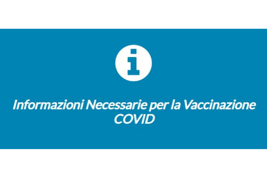 Clicca per accedere all'articolo Informazioni Vaccinazione COVID - TERZA DOSE